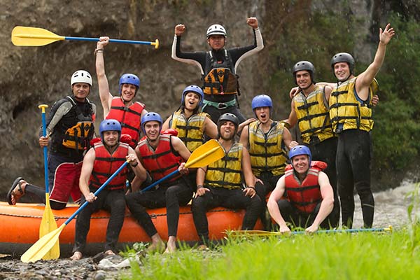 The end of adventure rafters